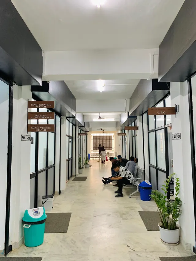 Corridor inside the council office